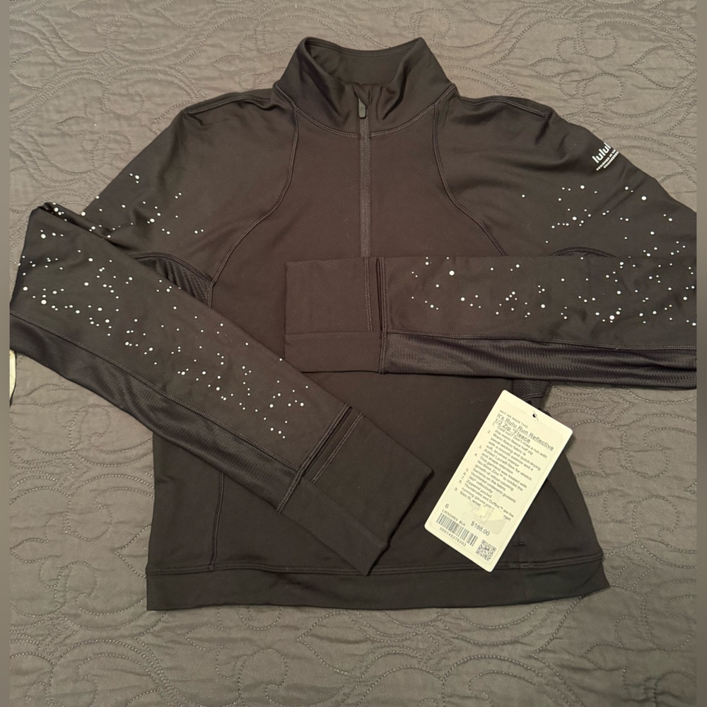 Lululemon Reflective 1/2 Zip Fleece